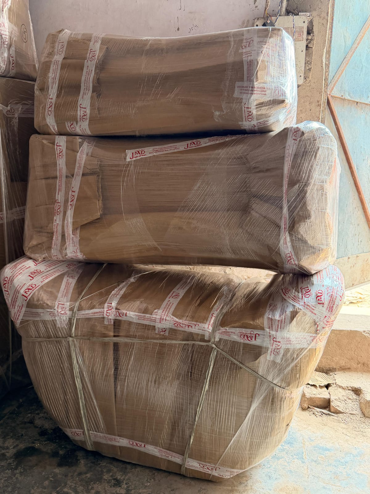 DTC International Packers Wrapped household items
